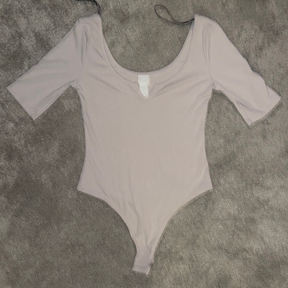 NWOT RUBBED BODYSUIT - Picture 3 of 3